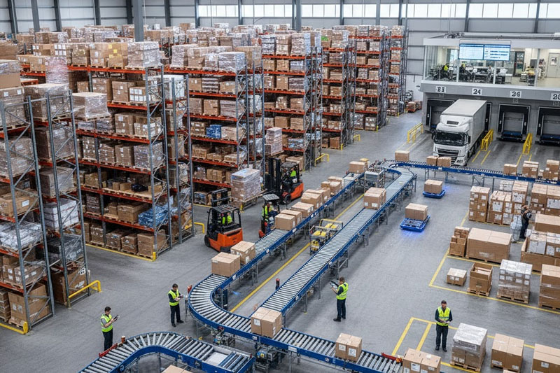 Logistica magazzino Pomezia (Lazio)